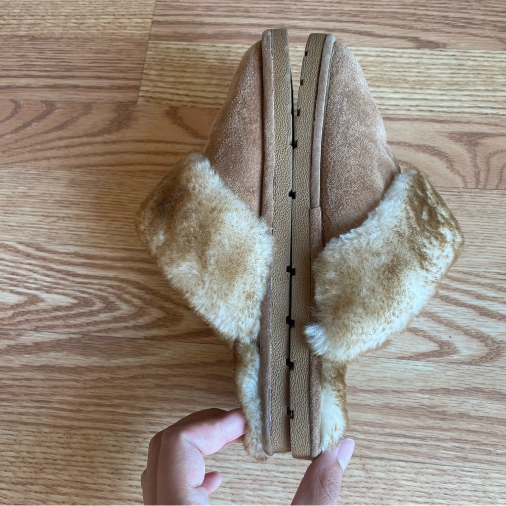 Lamo- Ladies Scuff Slipper in Chestnut Size 6.5-7 - Picture 4 of 10